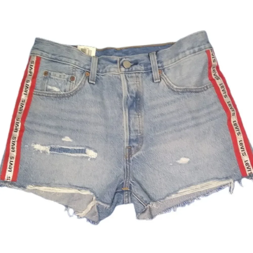 Levi's Cutoffs 502 Raw Hem Size 29 NEW - Picture 6 of 7